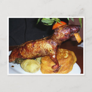 Carte Postale plat de cuy
