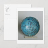 Carte Postale Plat décoré de poisson (faïence) (Devant / Derrière)