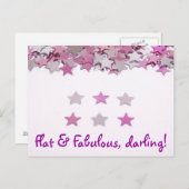 Carte Postale Plat et fabuleux (Devant / Derrière)