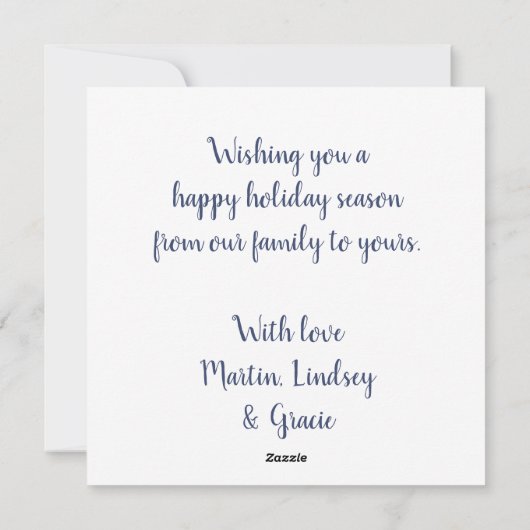 Carte postale plate (Dos)