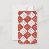 CARTE POSTALE PLATE 3.5x2 MOSAÏQUE À COCHE ROUGE / (Devant)