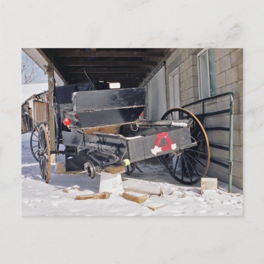 Carte postale plate Amish (Devant)