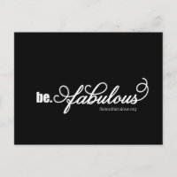 Carte postale plate et fabuleuse