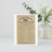 Carte Postale Plate-forme de convention nationale républicaine 1 (Debout devant)