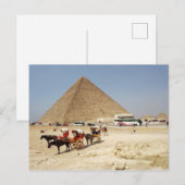 Carte Postale Plate-forme d'observation autour de la pyramide de (Devant / Derrière)