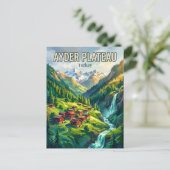 Carte Postale Plateau d'Ayder Turquie (Debout devant)
