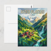Carte Postale Plateau d'Ayder Turquie (Devant / Derrière)