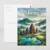 Carte Postale Plateau de Dieng Indonésie (Devant / Derrière)