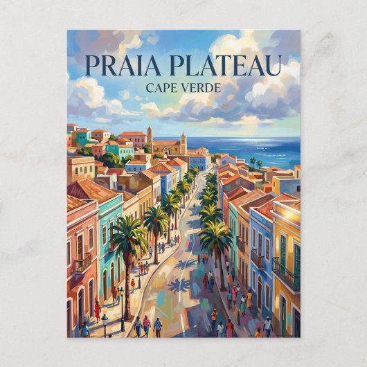 Carte Postale Plateau de Praia Cap-Vert (Devant)