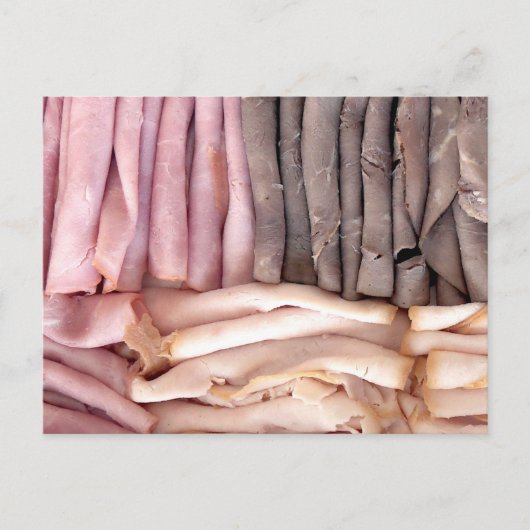 Carte Postale Plateau de Turquie de jambon de boeuf (Devant)