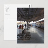 Carte Postale Plates-formes 2 et 3 de la gare de Jodhpur (Devant / Derrière)