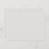 Carte Postale platine couleur (Devant / Derrière)