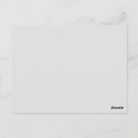 Carte Postale platine couleur (Dos)