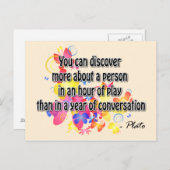 Carte Postale Platon (Devant / Derrière)