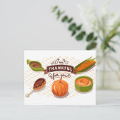 Carte Postale plats de Thanksgiving (Debout devant)