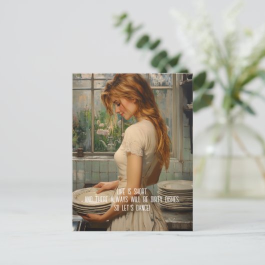 Carte Postale Plats salés (Debout devant)