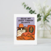 Carte Postale Plats turcs et snacks (Debout devant)