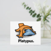 Carte Postale Platypus Platypus. (Debout devant)