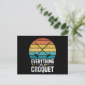 Carte Postale Play Croquet Everything (Debout devant)