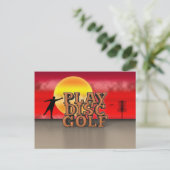 Carte Postale Play Disk Golf (Debout devant)