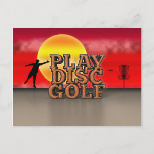 Carte Postale Play Disk Golf