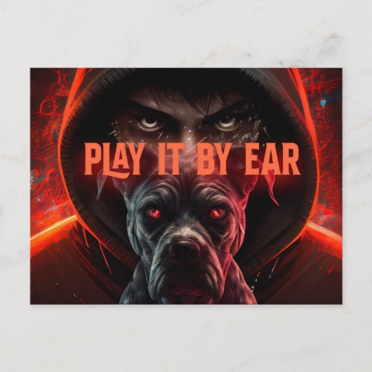 Carte Postale Play it by ear (Devant)