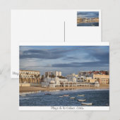 Carte Postale Playa de la Caleta, Cádiz (Devant / Derrière)