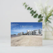 Carte Postale Playa de Pocitos, Montevideo, Uruguay (Debout devant)