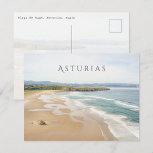 Carte Postale Playa de Xagó, Asturies, Espagne Voyage Côté Mer