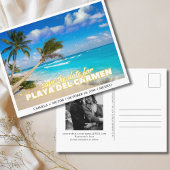 Carte Postale Playa del Carmen Mexique Mariage Enregistrer la da