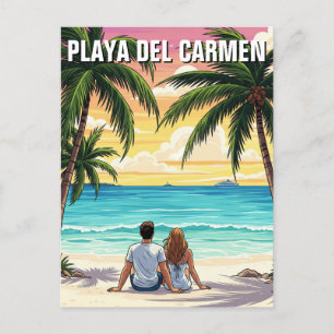 Carte Postale Playa Del Carmen Mexique Travel Plage