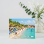 Carte Postale Playa Del Carmen Mexique Travel Plage (Debout devant)