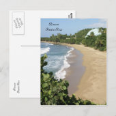 Carte Postale Playa en Rincon Porto Rico (Devant / Derrière)