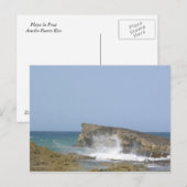 Carte Postale Playa la Poza Arecibo (Devant / Derrière)