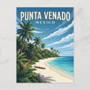 Carte Postale Playa Punta Venado Mexique