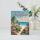Carte Postale Playacar Mexique (Debout devant)
