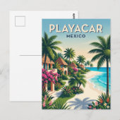 Carte Postale Playacar Mexique (Devant / Derrière)