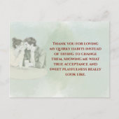 Carte Postale Playful & Funny Love Quote Postcard | Laughing Cou (Devant)