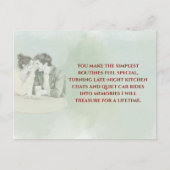 Carte Postale Playful & Funny Love Quote Postcard | Laughing Cou (Devant)
