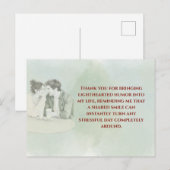 Carte Postale Playful & Funny Love Quote Postcard | Laughing Cou (Devant / Derrière)