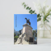 Carte Postale plaza cagancha montevideo (Debout devant)