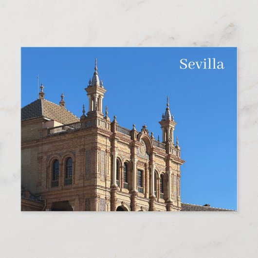 Carte Postale Plaza De Espana de Sevilla Postcard (Devant)