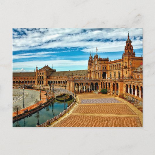Carte Postale Plaza de Espana, Séville. Espagne (Devant)