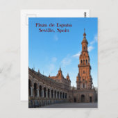 Carte postale Plaza de España Tower (Devant / Derrière)