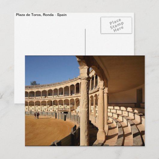 Carte postale Plaza de Toros (Devant / Derrière)