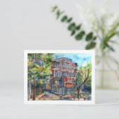 Carte Postale Plaza Joaquín Edwards Bello (acuarela) (Debout devant)