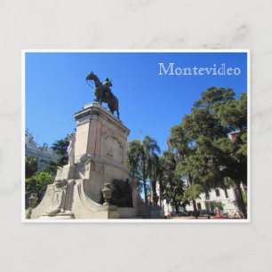 Carte Postale plaza libertad montevideo