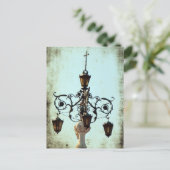 Carte Postale Plaza Light Music Notes Grunge (Debout devant)