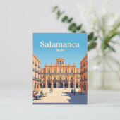 Carte Postale Plaza Mayor Espagne (Debout devant)