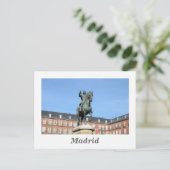 Carte Postale Plaza Mayor, Madrid Postcard (Debout devant)